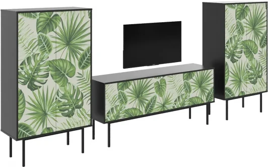 599597 Композиция Boho Color 5 ОГОГО (арт.599597), (ЛДСП/Черный)