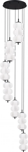 SL6121.403.07 Подвесной светильник ST Luce Talisman SL6121.403.07 Черный/Белый LED 7*8W 3000K