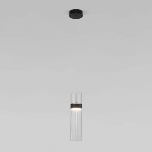 50244/1 LED черный/прозрачный Подвесной светильник Lumen 50244/1 LED черный/прозрачный (220V, на проводе)