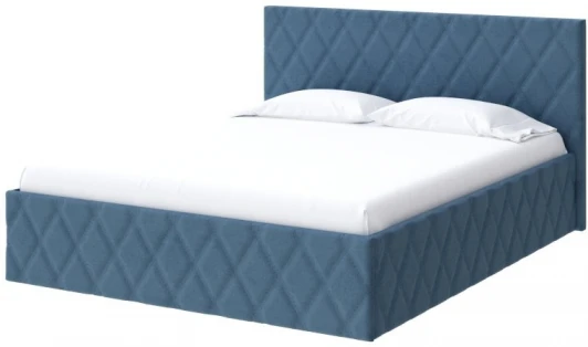 1924951 PROxSON Кровать Fresco (Ткань: Рогожка Тетра Голубой) 140x200