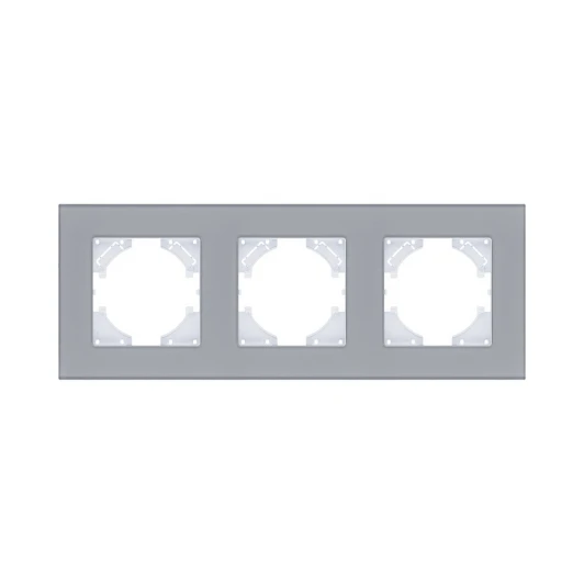 RM3GY Рамка 3-постовая стекло серый Kollinger Reflex MG RM3GY
