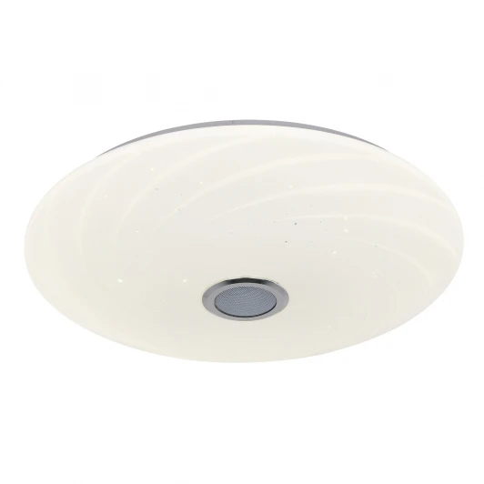 ULI-D291 72W/SW+RGB/50 MERCURY Светильник светодиодный накладной, диммируемый, с ПДУ, Встроенная Bluetooth колонка, RGB Uniel ULI-D291 72W/SW+RGB/50 MERCURY