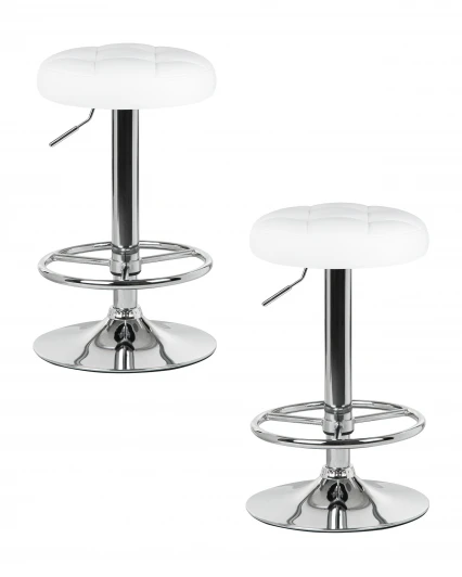SET-2 5008-LM BRUNO Набор 2 шт Табурет барный DOBRIN BRUNO (белый)
