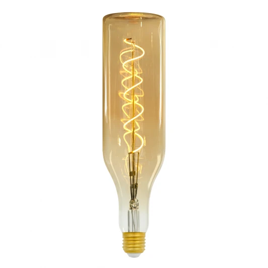 LED-SF20-5W/SOHO/E27/CW GOLDEN GLS77GO Лампочка светодиодная цилиндр желтая E27 5W 2250K Uniel LED-SF20-5W/SOHO/E27/CW GOLDEN GLS77GO