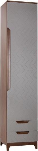 40092723H_Грей Шкаф с ящиками унив. для прихожей Сканди_Грей 500*450*2300 R-Home арт.40092723H_Грей