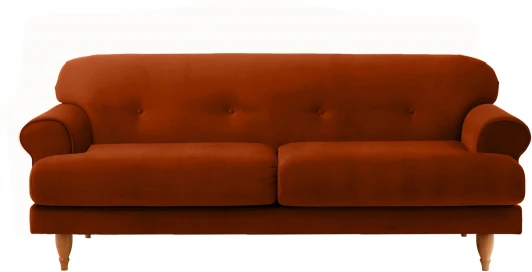 339917 Диван Italia ОГОГО (арт.339917), (Ткань/Оранжевый)