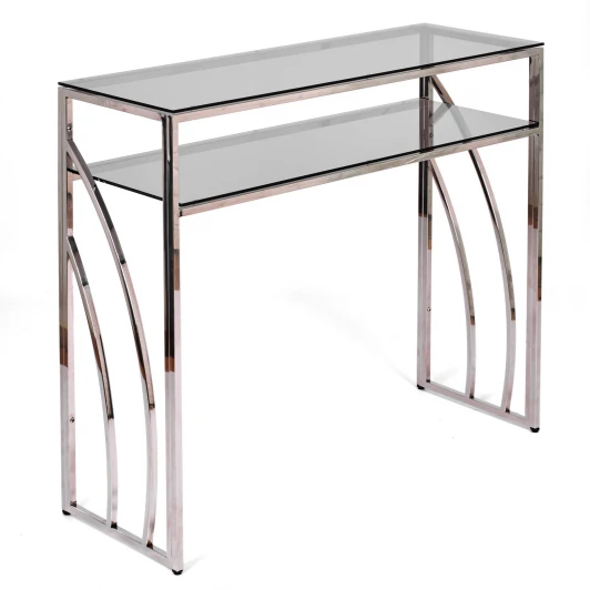 2061-CS grey Консольный стол AllConsoles 2061-CS grey зеркальный хром