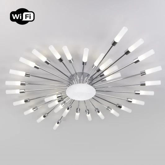 574 хром / белый Потолочная люстра Bogate's Bastone 574 Smart (572)