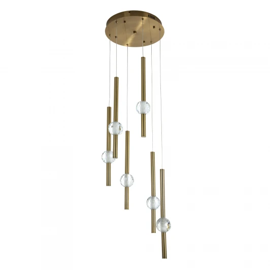 MS.88923.6 BS Подвесной светильник светодиодный хрустальный Modelux MODESTYLE MS.88923.6 BS