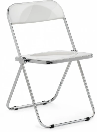 15749 Пластиковый стул Woodville Fold складной white