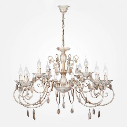 10009/12 белый с золотом Подвесная люстра Eurosvet Galatea 10009/12 белый с золотом