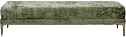PRIMA-Б160-2К-Оливк-Crush35 Банкетка Garda Decor PRIMA-Б160-2К-Оливк-Crush35 (Серый/Оливковый)