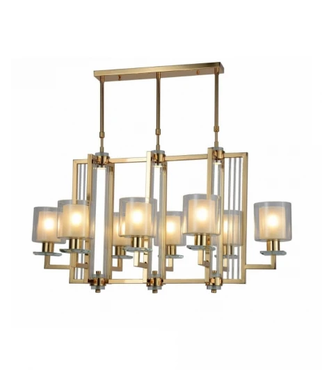 LDP 8012-8P F.GD Подвесной светильник Lumina Deco Manhattan LDP 8012-8P F.GD