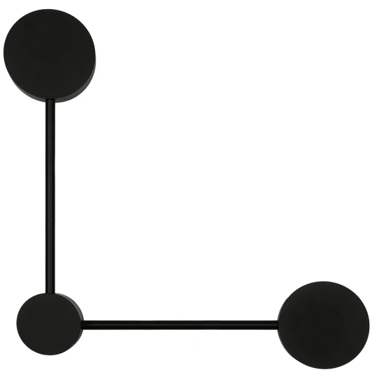 WSL-GX53/13E Настенный светильник Wolta WSL-GX53/13E под лампу GX53 Черный MOLECULE