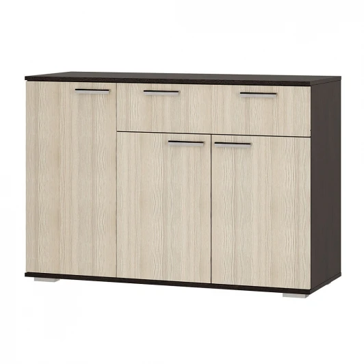 Т0018011 Комод БТС длинный Стандарт 4 NEW, венге/лоредо