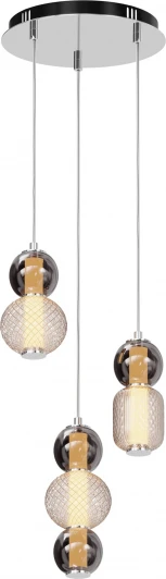 MOD273PL-L33CH3K Подвесной светильник Maytoni Drop MOD273PL-L33CH3K (LED, 220V, на проводе, шарики)