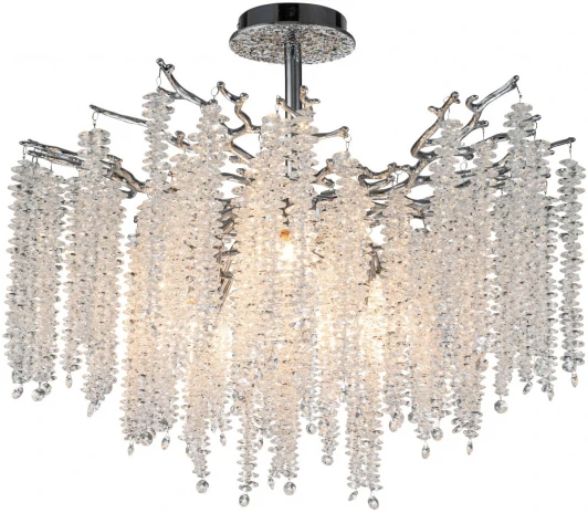 2167/09/08C Потолочная люстра хрустальная на штанге Stilfort Eiva 2167/09/08C (220V)