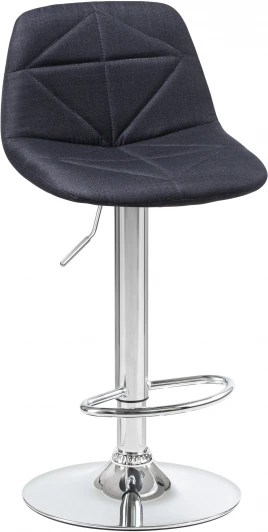 2035-LM DINA,  цвет сиденья черный, цвет основания хром Стул барный DINA (чёрный)