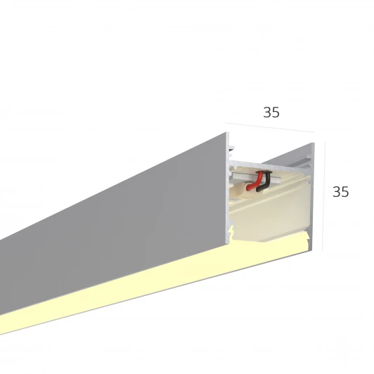 0412516 Настенно-потолочный линейный светильник 6063 0412516