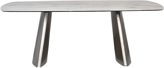 160KD-60060 Стол обеденный, керамика Johannesburg белая 200*100*75см Garda Decor арт.160KD-60060