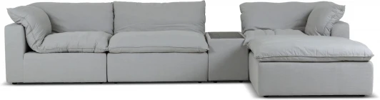 909274 Диван Rivoli ОГОГО Обстановочка! (Ткань/Светло-серый) арт.909274