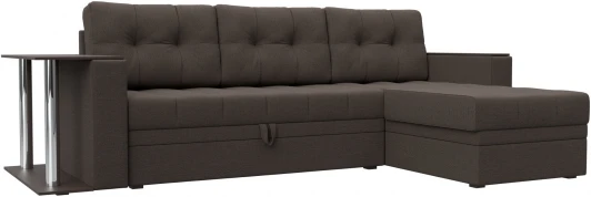 125961 Диван угловой Атланта М правый угол Лига Диванов (Рогожка) арт.125961