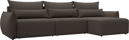 128660 Диван угловой Лига-051 НПБ Лонг угол универсальный Лига Диванов (Рогожка) арт.128660