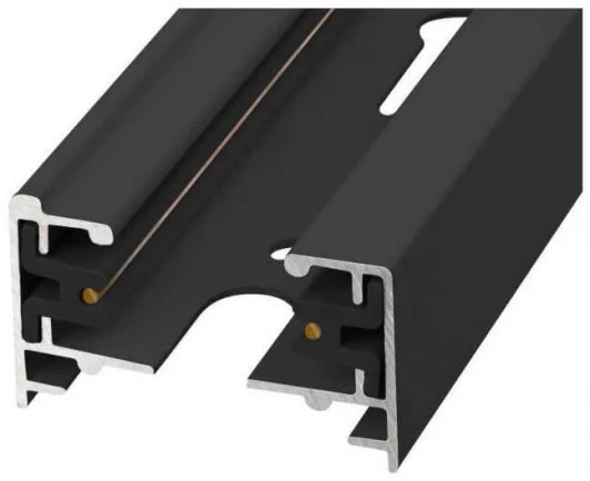 UBX-Q121 KS2 BLACK 100 POLYBAG Однофазный шинопровод 1м накладной 220V UBX-Q121 KS2 POLYBAG Volpe BLACK 100