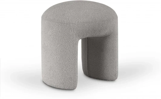 825270 Пуф Shaggy ОГОГО (арт.825270), (Ткань,Букле/Светло-серый)