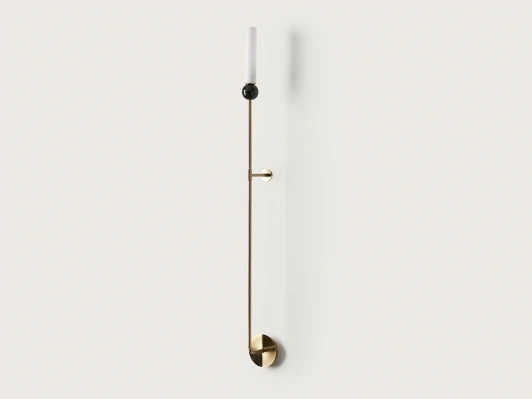 A1224/L Aged gold / Black marble Бра золотой металл, черный мрамор Aromas del Campo Delie A1224/L Aged gold / Black marble