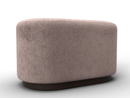 132378 Пуф 007 (ДСП,Фанера/Пластик/Велюр/Бежевый) Лига Диванов 132378