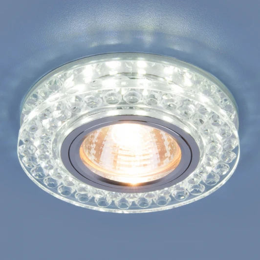 8381 MR16 CL/SL прозрачный/серебро Встраиваемый точечный светильник Elektrostandard 8381 MR16 CL/SL прозрачный/серебро