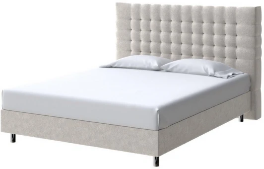 2013114 PROxSON Кровать Tallinn Boxspring Standart (Ткань: Велюр Gratta 1 Шампань) 140x200