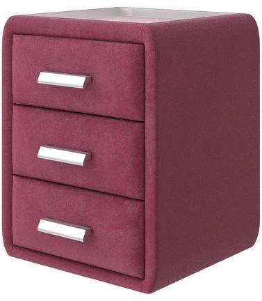 2019656 PROxSON Тумба Soft Mebel (Ткань: Велюр Casa Винный) 51x48