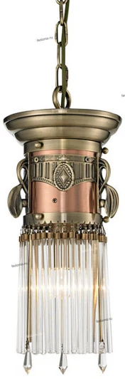 664-01-56 antique brass Подвесной светильник N-Light 664 664-01-56 antique brass