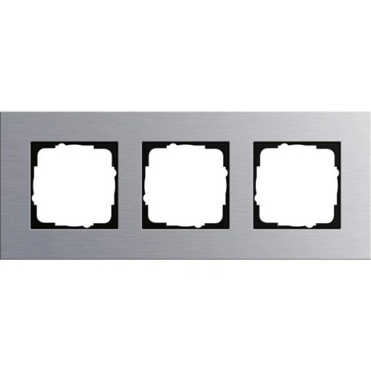 G1003AS Рамка на 3 поста (алюминий) Jasmart G-Metal G1003AS