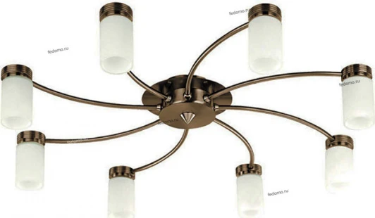 C1395AB.OM.8.SPL antique brass Потолочная люстра N-Light C1395 C1395AB.OM.8.SPL antique brass