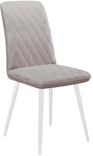 00-00059835 Стул 205 B03 BEIGE, ножки белые Dikline 00-00059835