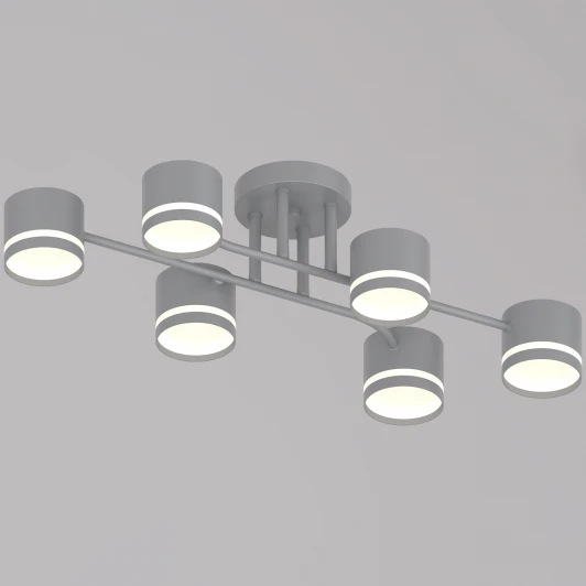 77730-0.3-06 GX53 GREY Потолочная люстра на штанге Reluce 77730-0.3-06 GX53 GREY