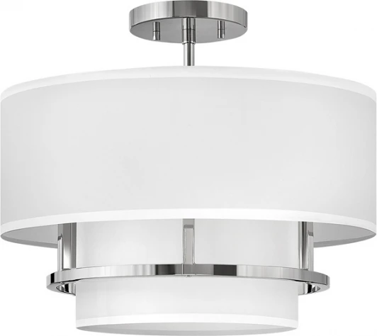 HK-GRAHAM-M-PN Потолочная люстра на штанге Hinkley Graham HK-GRAHAM-M-PN (220V, круглые)