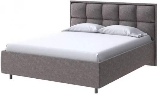 2014909 PROxSON Кровать Chessy без основания (Ткань: Велюр Gratta 7 Жареный миндаль) 80x200