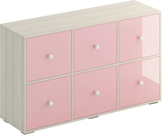 340505 Тумба Play ОГОГО (арт.340505), (ЛДСП/Розовый)