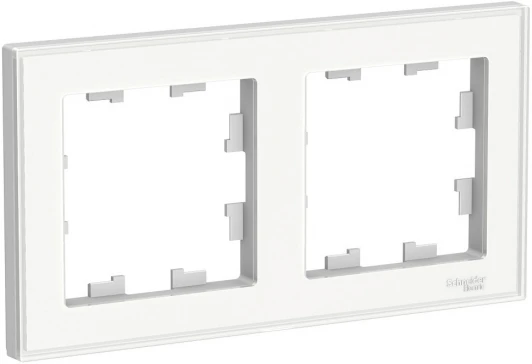 ATN200102 Рамка на 2 поста (белый) Systeme Electric AtlasDesign ATN200102