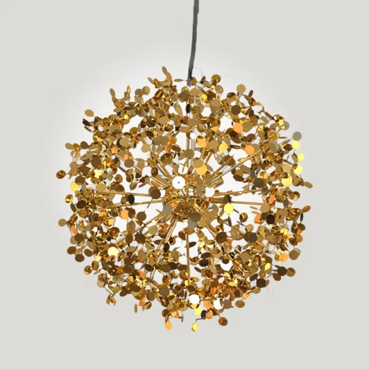 75741-22 Подвесная люстра Tezani Argent Suspension Pendant Lamp 85 Gold D50 ImperiumLoft 75741-22 (186184-22) (220V, на проводе)