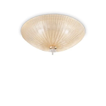 SHELL PL4 AMBRA Потолочный светильник Ideal Lux Shell PL4 AMBRA