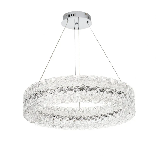 ML.8185.600 CR Подвесная люстра светодиодная с пультом с регулировкой цветовой температуры Modelux ML.8185.600 CR