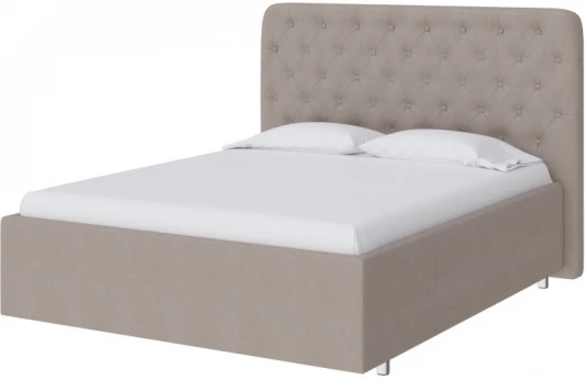 1924282 PROxSON Кровать Classic Large (Ткань: Рогожка Тетра Бежевый) 180x190