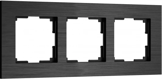 W0033508 Рамка на 3 поста (черный алюминий) Werkel W0033508 (a066331)