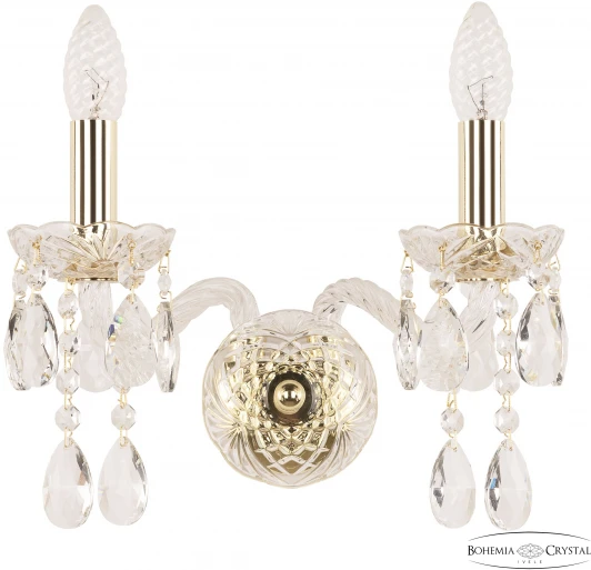 107B/2/141 G Бра Bohemia 107 107B/2/141 G (220V, подвески, подсвечник, свеча)