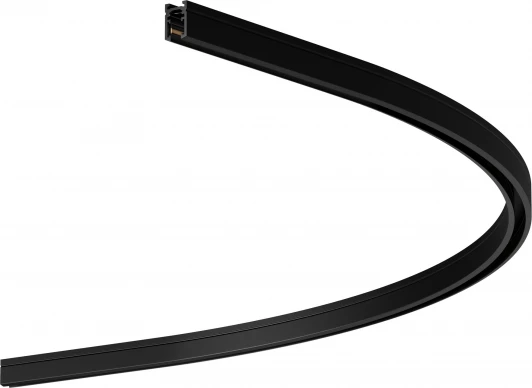 TRA184-R900-11B Коннектор радиусный R900 накладной черный Maytoni Accessories for tracks Levity TRA184-R900-11B (24V)
